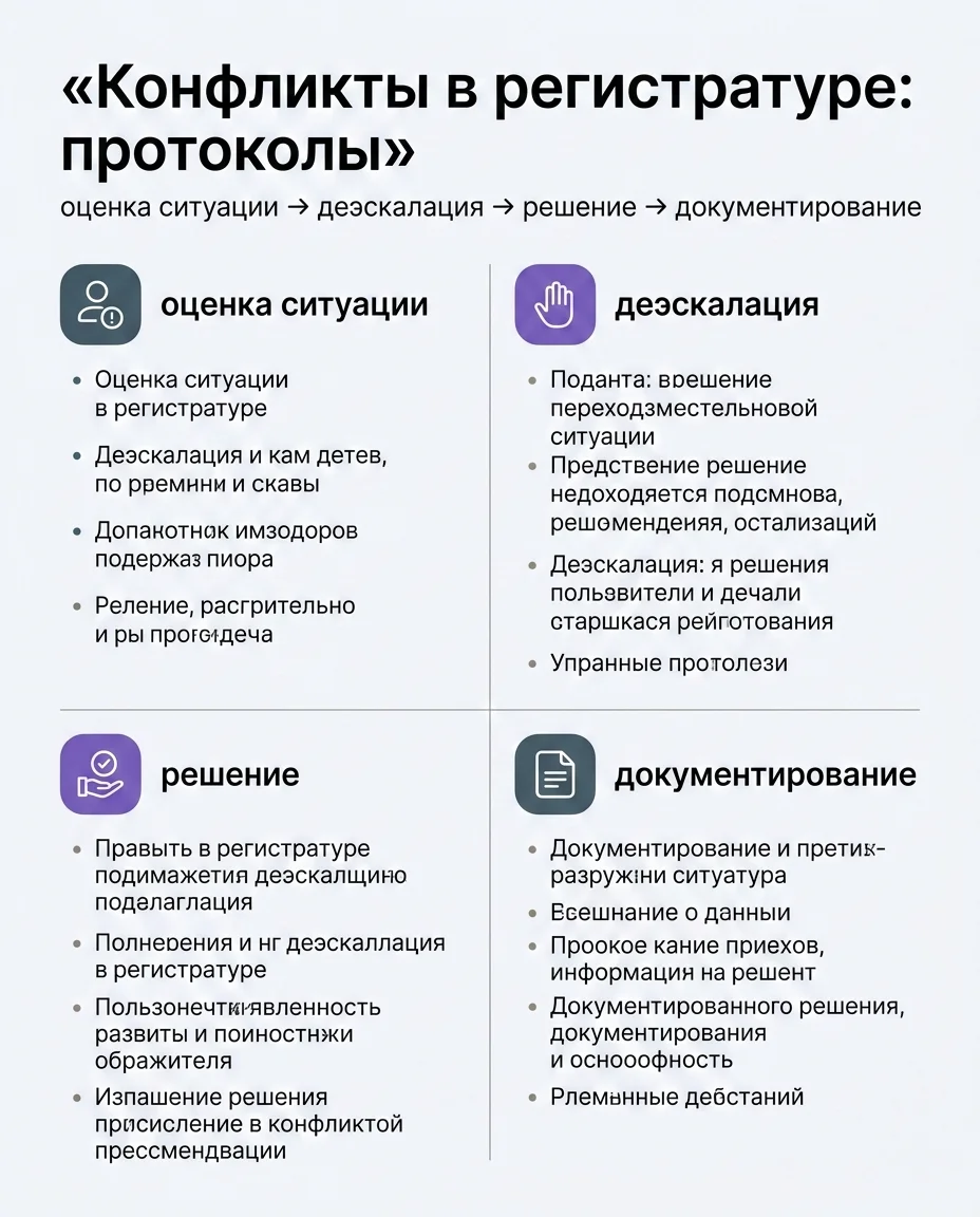 Инфографика: Алгоритм работы с агрессивным пациентом (техника HEAT)