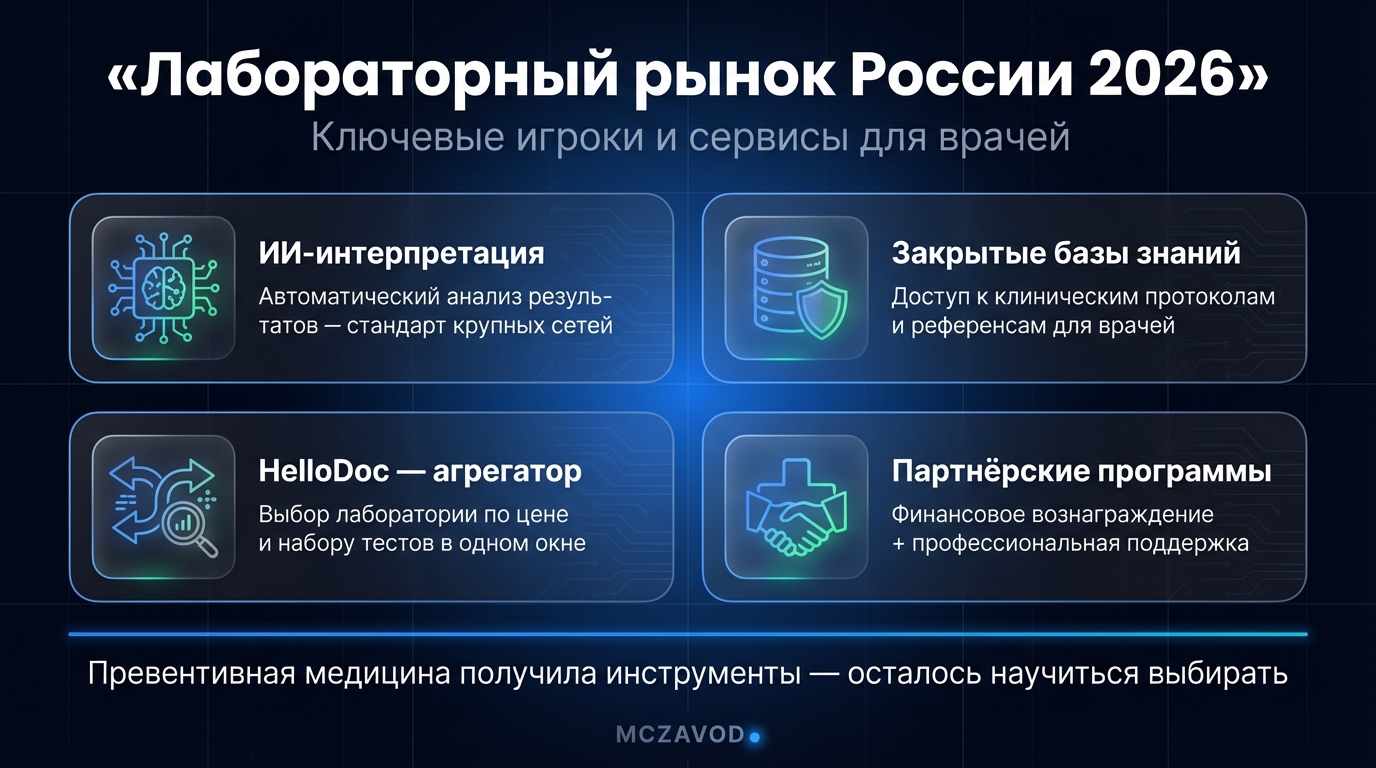 Инфографика: Лабораторный рынок России 2026
