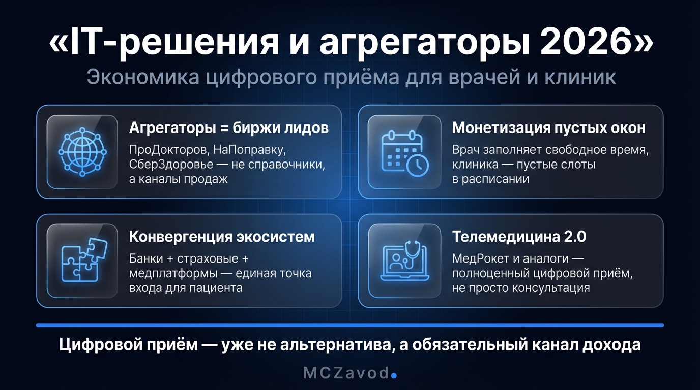 Инфографика: IT-решения и агрегаторы 2026